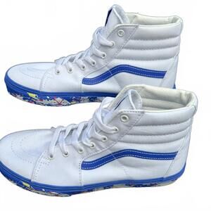 Vans Sk8-Hi "Splatter Paint/True White" Womens 8.5 / Youth 7 | LIMITED | NEW